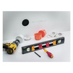 Wiha Elektriker-Wasserwaage SB24691, 400mm, 56mm... WIHA-42074 4010995420741 (Abb. 1)