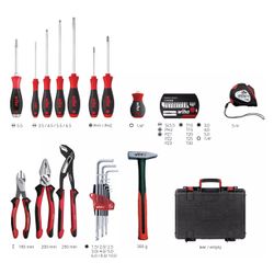 Wiha Werkzeugkoffer Basic Set L mechanic, 35-teilig, IP 67, 457x367x183mm, Polypropylen... WIHA-45531 4010995455316 (Abb. 1)