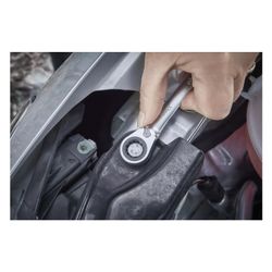 Wiha Ringratschen-Gabelschlüssel Set, 72 Zähne 8-19mm, Chrom-Vanadium-Stahl, 12tlg... WIHA-44661 4010995446611 (Abb. 1)