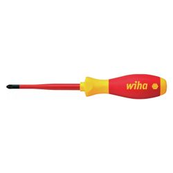 Wiha VDE-Pozidriv-Schraubendreher SoftFinish electric slimFix 3241, PZ2 x 100mm, Chrom-Vana... WIHA-35396 4010995353964 (Abb. 1)