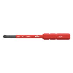Wiha VDE-Pozidriv slimBit electric Vario 283112, PZ1, 75mm, 3,8 Nm... WIHA-34585 4010995345853 (Abb. 1)