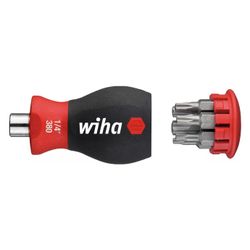 Wiha Magazin-Bithalter SoftFinish 380101, 1/4", 8-teilig, magnetisch... WIHA-10383 4010995337438 (Abb. 1)