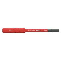 Wiha Innensechskant-Bit slimBit electric Vario, 3,0mm x 75mm, 5,5 Nm, IEC 60900... WIHA-37147 4010995371470 (Abb. 1)