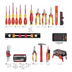 Wiha Werkzeugkoffer XXL 4 electric, 80tlg, 68x49,7x33,6cm, 930070104... WIHA-45734 4010995457341 (Abb. 1)