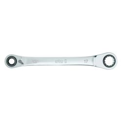 Wiha Doppelring-Ratschenschlüssel 4in1 SB3834-101, 10/13/17/19mm, 225mm, Chrom-Vanadium-Sta... WIHA-45421 4010995454210 (Abb. 1)