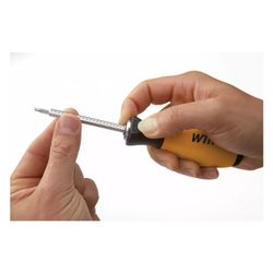 Wiha Schraubendrehergriff SYSTEM 6 SoftFinish-telescopic 284, 6mm Sechskantaufnahme, 120mm,... WIHA-30372 4010995303723 (Abb. 1)