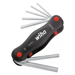 Wiha Sechskant-Klapphalter PocketStar SB351PG7, 2-8mm, Chrom-Vanadium-Molybdän-Stahl... WIHA-23041 4010995230418 (Abb. 1)