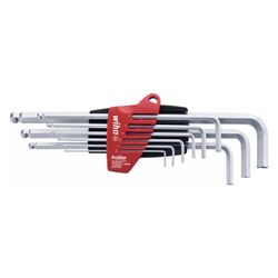 Wiha Sechskant-Winkelschraubendreher-Satz 369 S9, SW 1,5-10mm, mattverchromt... WIHA-07185 4010995071851 (Abb. 1)