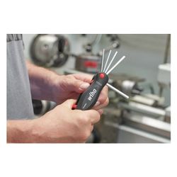 Wiha Sechskant-Klapphalter PocketStar 351PK7, 1,5-6mm, Chrom-Vanadium-Molybdän-Stahl... WIHA-23037 4010995230371 (Abb. 1)