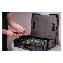 Wiha Steckschlüssel-Set 1/4" und 1/2", 60tlg, 33397... WIHA-44685 4010995446857 (Abb. 1)
