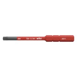 Wiha VDE-Innensechsrund-slimBit T20, 75mm, 1.000V, Chrom-Vanadium-Stahl, 283115... WIHA-35509 4010995355098 (Abb. 1)