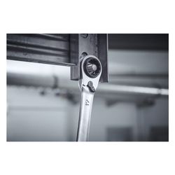 Wiha Doppelring-Ratschenschlüssel 4in1 SB3834-101, 10/13/17/19mm, 225mm, Chrom-Vanadium-Sta... WIHA-45421 4010995454210 (Abb. 1)