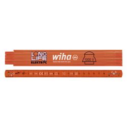 Wiha Gliedermaßstab Longlife, 2m, 10 Glieder, 15mm, 1.000V, Orange, 4102008... WIHA-42068 4010995420680 (Abb. 1)