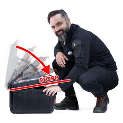 Wiha Werkzeugkoffer XL 2 Trolley electric, 60-teilig, Polypropylen, 9300-70203... WIHA-45795 4010995457952 (Abb. 1)