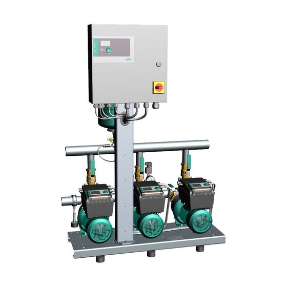 Wilo multi-pump system Comfort-Vario COR-2MHIE1602-2G/ECe Rp1 1/2 2,2kW