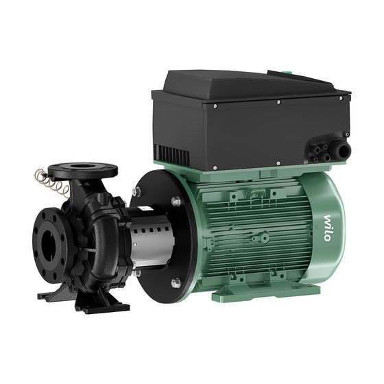 Wilo CronoBloc BL-E Trockenläufer-Energiespar-Einzelpumpe 40/95-2,2/2, 400V, DN 65/40, PN 16, 2,2kW