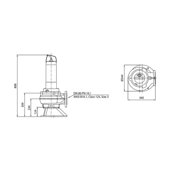 Wilo Abwasser-Tauchmotorpumpe Rexa FIT V08DA-524/EAD0-4-T0035-540-O