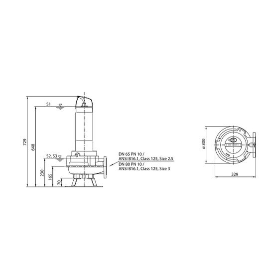 Wilo Abwasser-Tauchmotorpumpe Rexa FIT V06DA-623/EAD0-4-M0015-523-P
