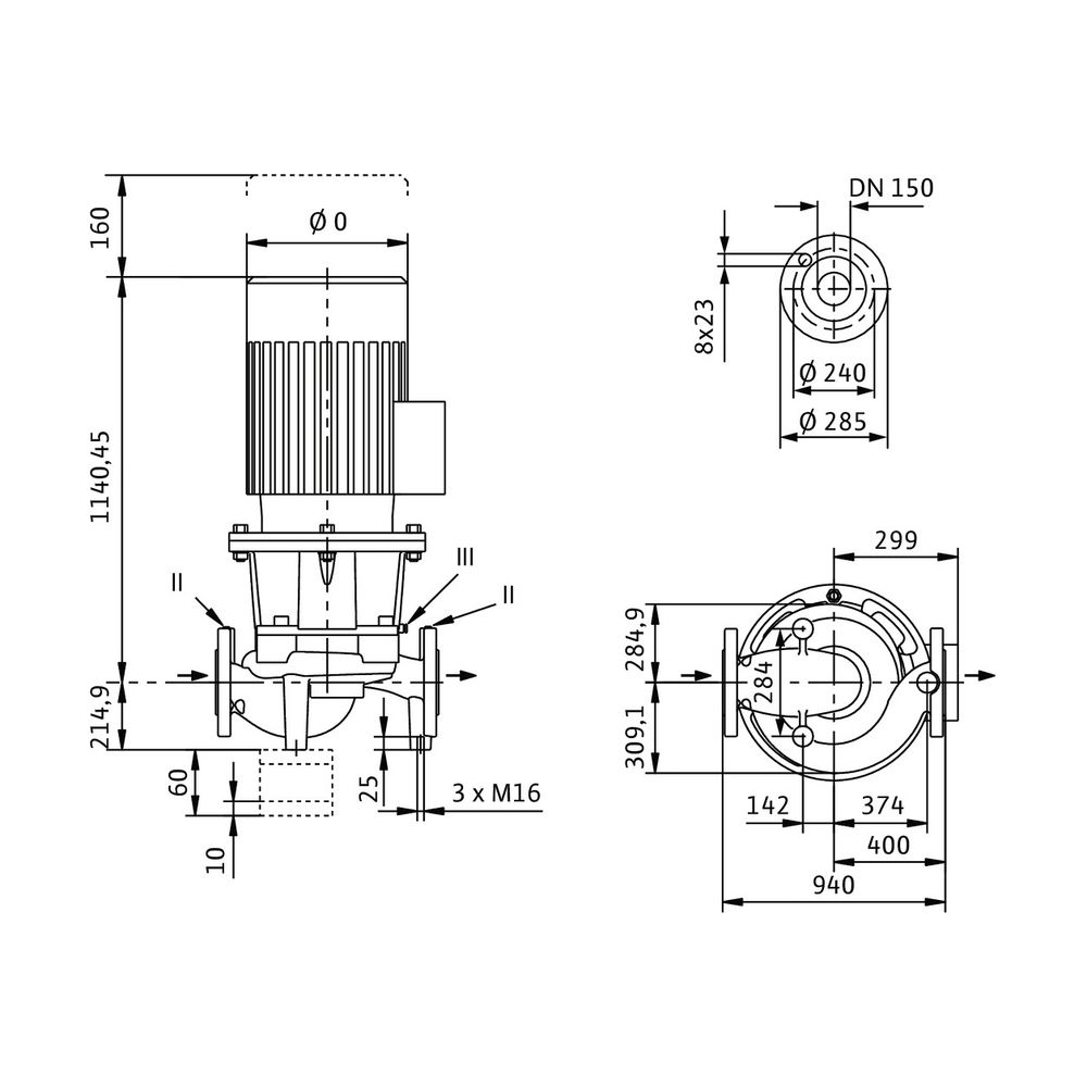 Wilo Trockenläufer-Standard-Einzelpumpe IL 150/370-37/4-S1... WILO-2199893 4048482855349 (Abb. 2)