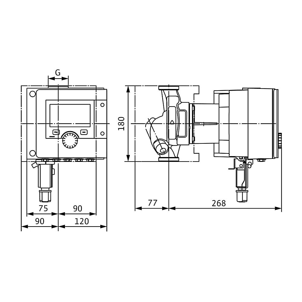 Wilo Nassläufer-Premium-Smart-Pumpe Stratos MAXO 30/0,5-14 PN10-R7... WILO-2217915  (Abb. 2)