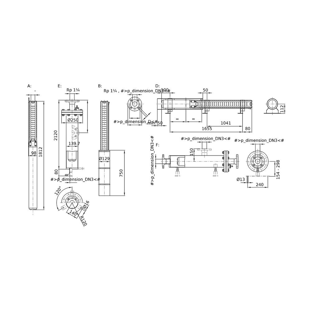 Wilo Unterwassermotor-Pumpe Sub TWI 4.03-52-C Rp 1 1/4" 3x400V 3,7kW... WILO-6072926 4048482471853 (Abb. 2)