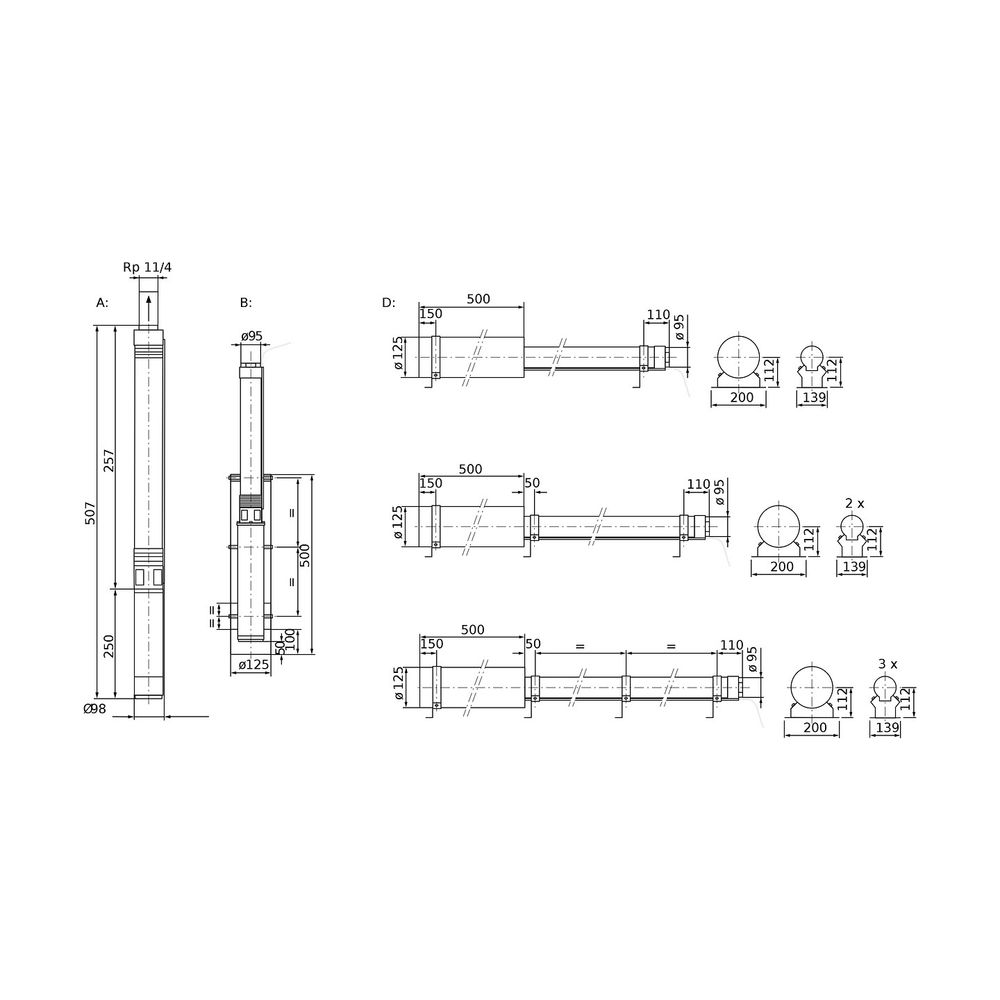 Wilo Unterwassermotor-Pumpe Sub TWU 4.04-05-C-Plug&Pump/FC 370W... WILO-6049385 4044966516577 (Abb. 2)