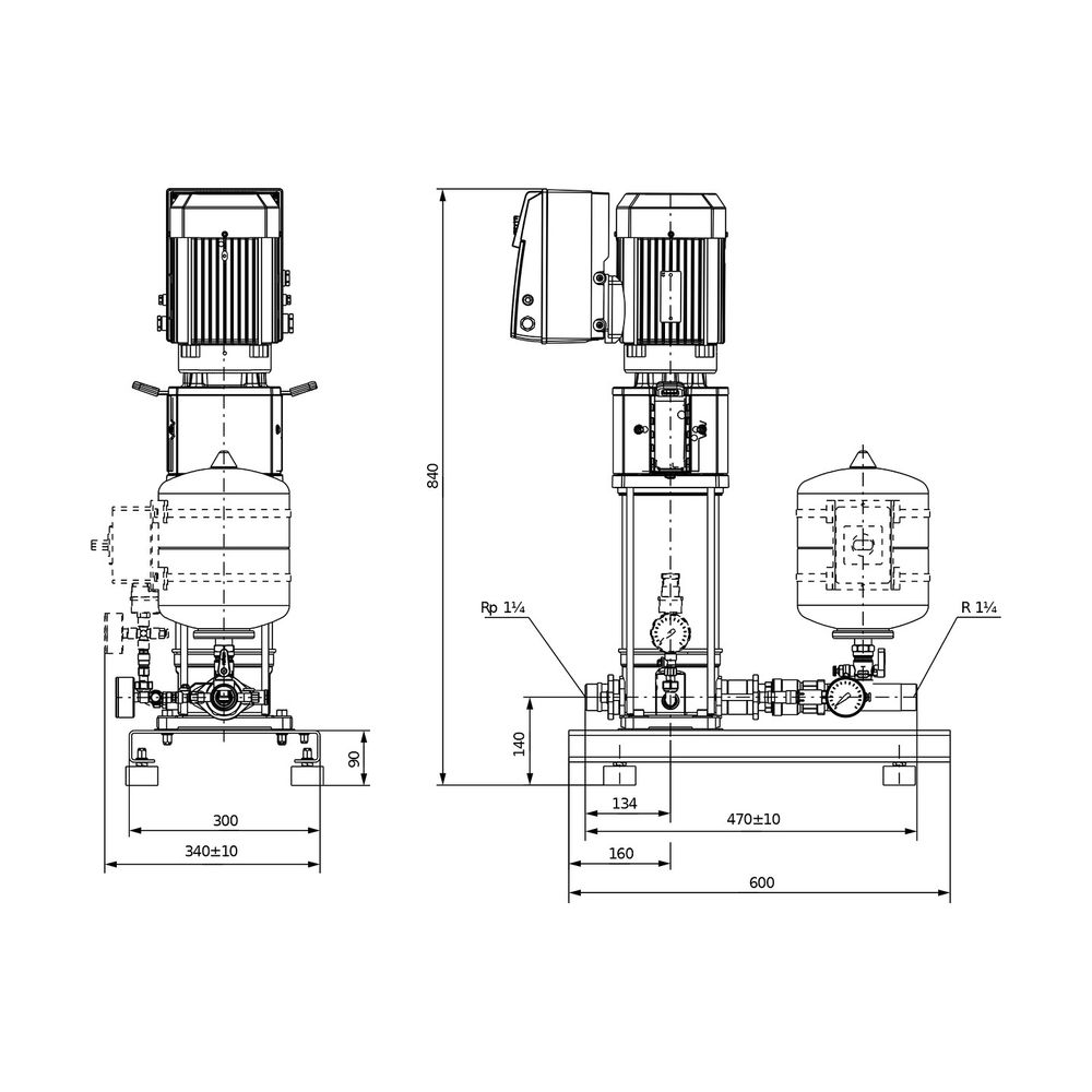 Wilo Einzelpumpenanlage SiBoost Smart 1 Helix VE604 1,5kW... WILO-2537325 4048482328232 (Abb. 2)