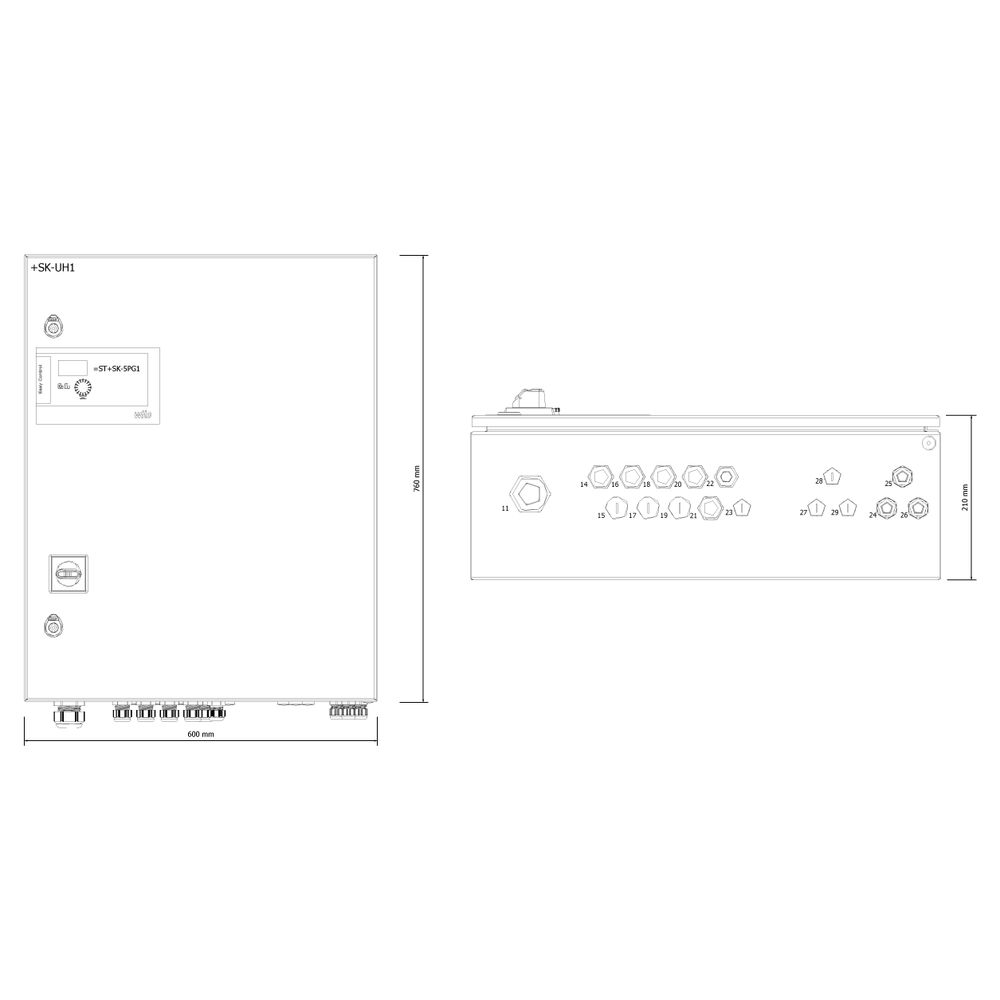 Wilo Schaltgerät Easy Control EC-Lift EC-L-3x 12A-MT34-DOL-WM-EX... WILO-2553572 4062679050836 (Abb. 2)