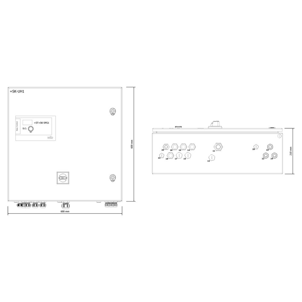 Wilo Schaltgerät Easy Control EC-Lift EC-L-1x 12A-MT34-DOL-WM-EX... WILO-2553570 4062679050843 (Abb. 2)