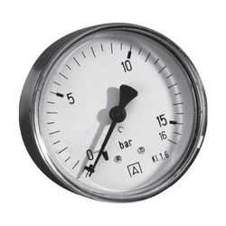 Wilo Manometer 0-16 bar, G 1/4", waagerechter Druckanschluss... WILO-2028692 4016322478805 (Abb. 1)