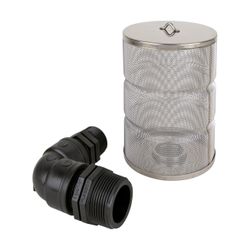 Wilo Ansaug-Feinfilter, R 1 1/4" AG in Pumpensaugstutzen TWI5-SE, Rp 1 1/4" ohne Rückflus... WILO-2025755 4016322436942 (Abb. 1)