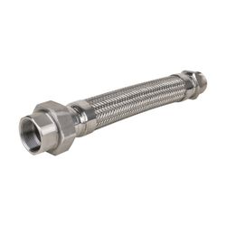 Wilo Anschlussleitung flexibel, Rp 2" / R 2", 400mm, PN 16, Edelstahl-Umflechtung... WILO-180592096 4016322155553 (Abb. 1)