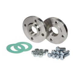 Wilo Edelstahl-Gegenflansche rund, DN 40, PN 25, 1 Paar inkl. Schrauben... WILO-4016167 4048482109718 (Abb. 1)