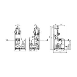 Wilo Sinum Druckhaltestation D10 mit Doppelpumpe, max. 10 bar, 230V... WILO-2198868 4048482837857 (Abb. 1)
