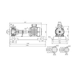 Wilo Atmos GIGA N Trockenläufer-Normpumpe 65/200-4/4-P5, 400V, DN 80/65, PN 16, 4kW... WILO-6086770 4048482983370 (Abb. 1)