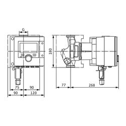 Wilo Nassläufer-Premium-Smart-Pumpe Stratos MAXO 30/0,5-10 PN10-R7... WILO-2217913  (Abb. 1)