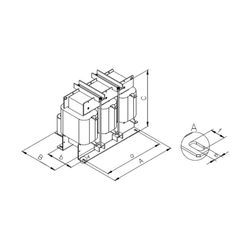 Wilo Zubehör für Schaltgeräte Filter 260A sin IP00 Wilo-EFC... WILO-6084586 4048482857992 (Abb. 1)