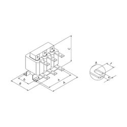 Wilo Zubehör für Schaltgeräte Filter 480A du/dt IP00 Wilo-EFC... WILO-6084552 4048482857305 (Abb. 1)