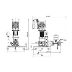 Wilo Einzelpumpenanlage COR-1 MVIE 9502/1-GE 15kW... WILO-2551695 4048482968315 (Abb. 1)