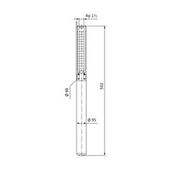 Wilo Unterwassermotor-Pumpe Sub TWI4.05-04-D Rp 1 1/2" 3x400 0 55kW... WILO-6091350 4062679143385 (Abb. 1)