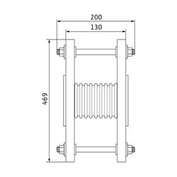 Wilo Rohrmontage Edelstahlkompensator DN200, PN 16... WILO-2525811 4016322870968 (Abb. 1)