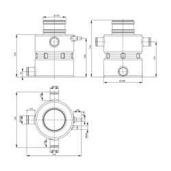 Wilo DrainLift BOX Überflur-Hebeanlage 40/11E O, 230V, d. 110/40mm, PN 1,5, 600W... WILO-6093975 4062679242873 (Abb. 1)
