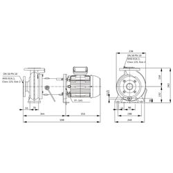 Wilo Rexa BLOC Abwasserpumpe C05.32-112DAH90S2, 400V, PN 10, DN 50, 1,5kW... WILO-6094556 4062679259901 (Abb. 1)