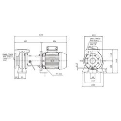 Wilo Rexa BLOC Abwasserpumpe C06.34-134DAH112M2, 400V, PN 10, DN 80/65, 4kW... WILO-6094560 4062679259949 (Abb. 1)