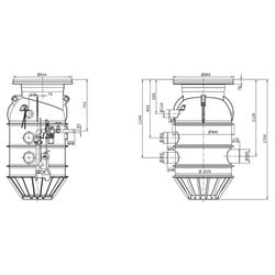 Wilo Port Pumpenschacht 800.2-1750-04D, 650 l, 1000x900x1750mm... WILO-6094910 4062679279206 (Abb. 1)