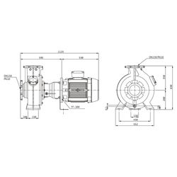 Wilo Rexa BLOC Abwasserpumpe V15.84-268DAH160L4, 400V, PN 10, DN 150, 15/16,3kW... WILO-6096156 4062679329345 (Abb. 1)