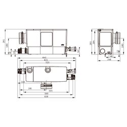 Wilo DrainLift MINI5 Abwasser-Hebeanlage XS/WC-EF, 0,42kW, 230V... WILO-6095130 4062679278339 (Abb. 1)