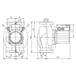 Wilo TOP-Z Nassläufer-Standardpumpe 80/10, 400V, PN 16, DN 80, 1,1kW, Rotguss... WILO-2175536 4048482742908 (Abb. 1)