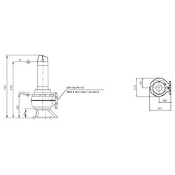Wilo Rexa FIT Abwasser-Tauchmotorpumpe V10-422A/41T015-540/O, 400V, PN 10, DN 100, 1,5kW... WILO-6098515 4062679390963 (Abb. 1)