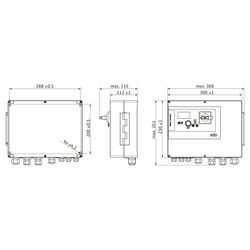 Wilo Schaltgerät Easy Control EC-Lift EC-L-1x 12A-MT34-DOL-WM... WILO-2543210 4048482659145 (Abb. 1)
